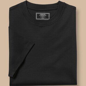 Charles Tyrwhitt Cotton Black T-Shirt